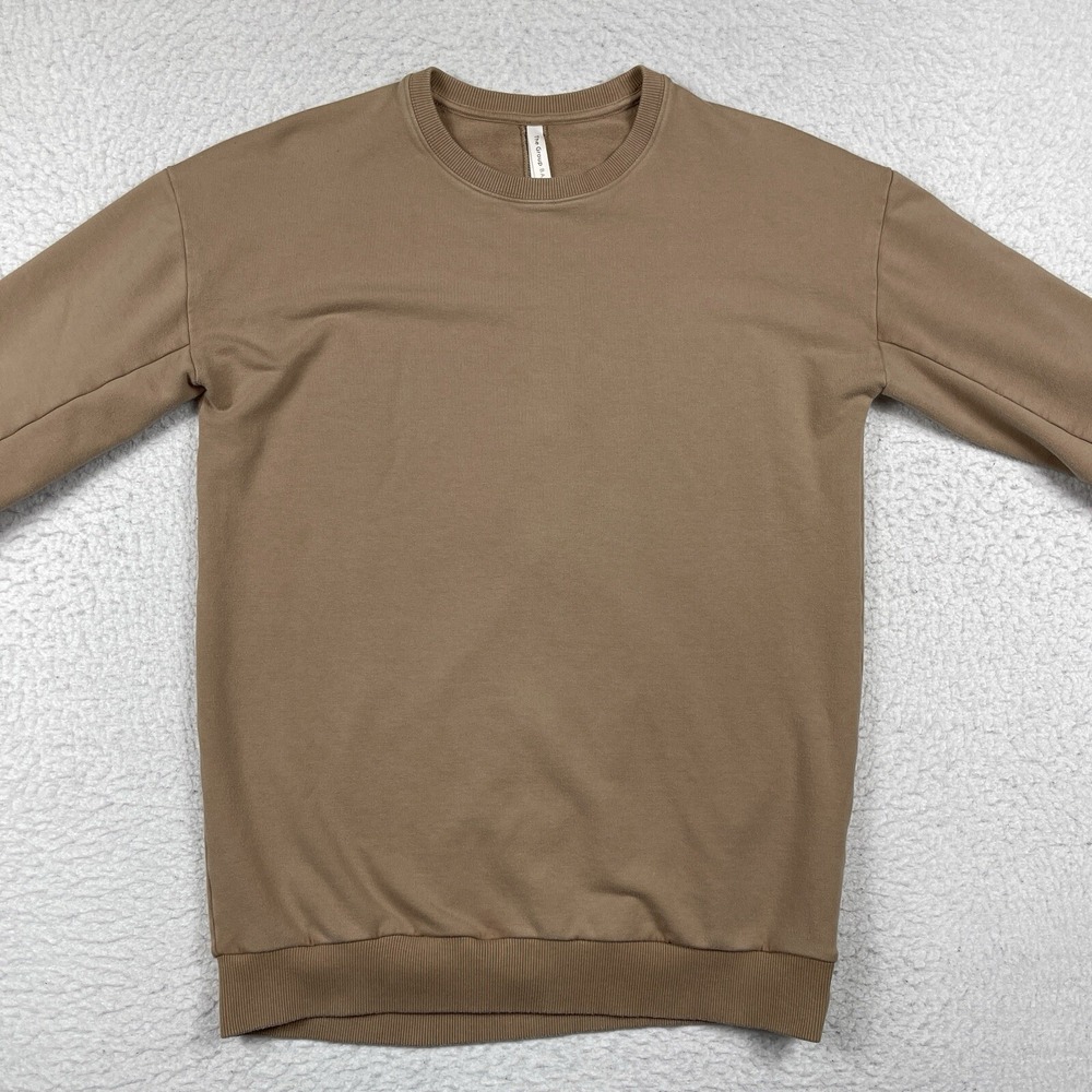Babaton The Group Aritzia Sweatshirt Womens XXS Beige Tunic Pullover Athleisure - Picture 6 of 15